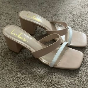 SOLD! Lulu’s Nude High Heel Sandal